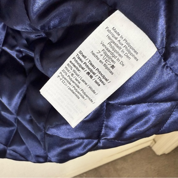 J. Crew Lodge coat in Italian Stadium-cloth Wool Black - Picture 6 of 7